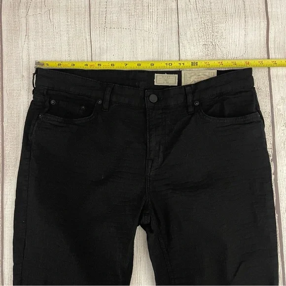 ALL SAINTS Women’s Mast Low Rise Skinny Fit Jeans Black Croc Size 32
